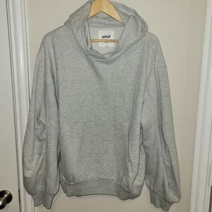Aerie oversized Heather Gray Pullover hoodie size medium
